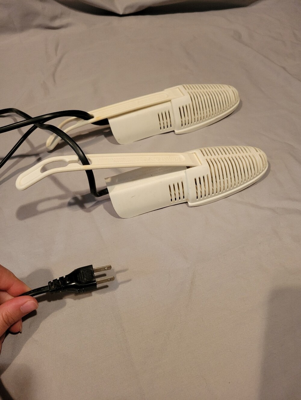 WORKS! Vintage German Cream Electric Shoe Warmer By Klimat